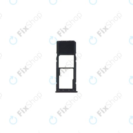 Samsung Galaxy A7 A750F (2018) - SIM Steckplatz Slot (Black) - GH98-43635A Genuine Service Pack
