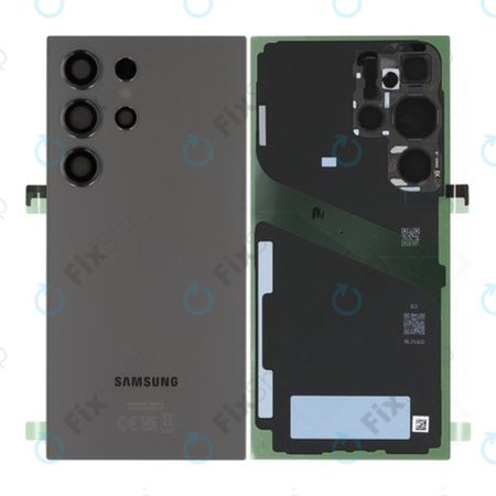 Samsung Galaxy S24 Ultra S928B - Akkudeckel (Titanium Black) - GH82-33349B Genuine Service Pack