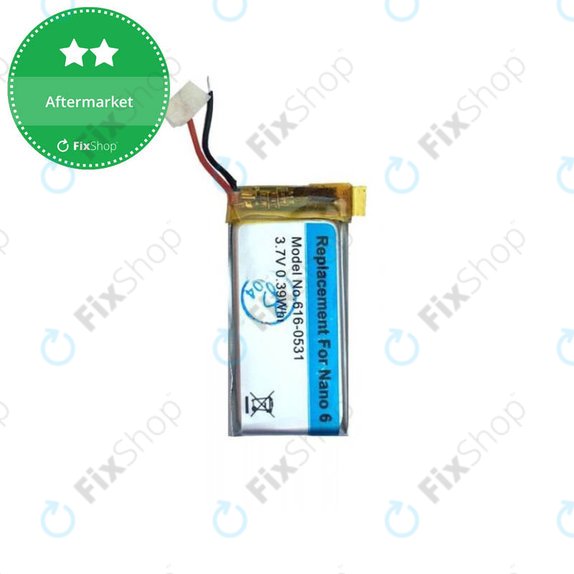 Akku Batterie für iPod Nano (6th Gen), 105mAh