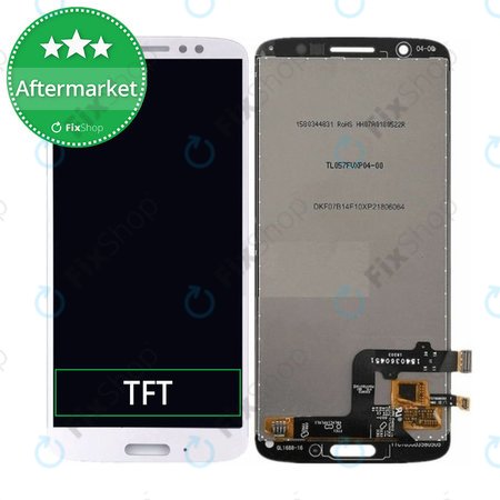 Motorola Moto G6 XT1925 - LCD Display + Touchscreen Front Glas (Silver) TFT