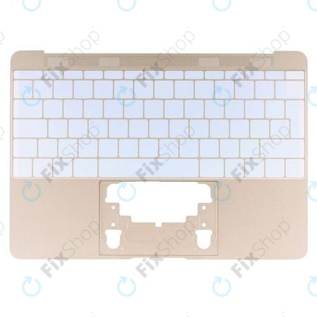 Apple MacBook 12" A1534 (Early 2015) - Oberer Rahmen Tastatur UK (Gold)