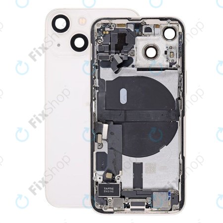 Apple iPhone 13 Mini - Backcover mit Kleinteilen (Starlight)