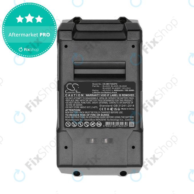 Akku batterie für Makita Cf001g, Ga005g, 4000mAh, Li-Ion, 40V, BL4020, HQ