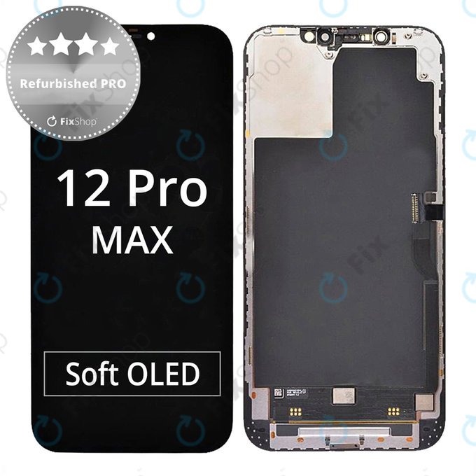 Apple iPhone 12 Pro Max - LCD Display + Touchscreen Front Glas + Rahmen Refurbished PRO