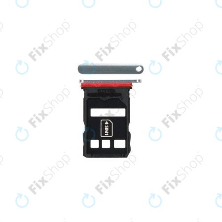 Huawei P40 - SIM Steckplatz Slot (Ice White) - 51661QTP Genuine Service Pack