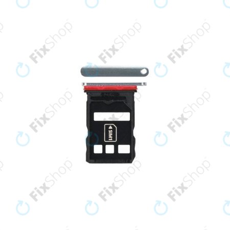 Huawei P40 - SIM Steckplatz Slot (Ice White) - 51661QTP Genuine Service Pack