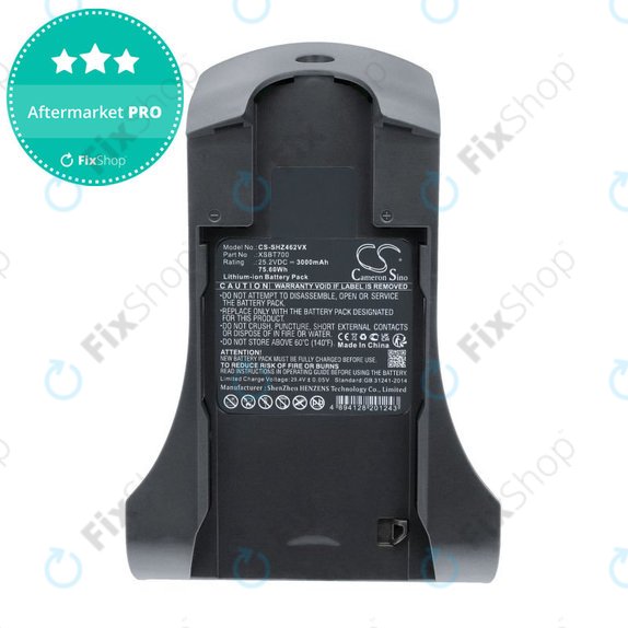Akku batterie für Shark IZ, 3000mAh, Li-Ion, 25.2V, XSBT700, HQ