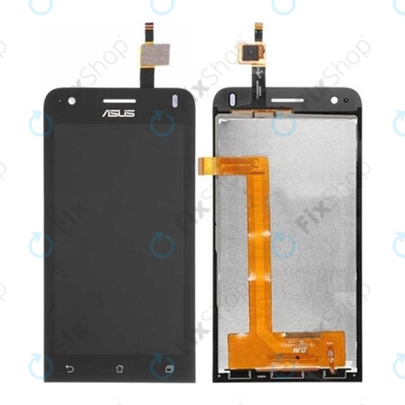 Asus Zenfone C ZC451CG - LCD Display + Touchscreen Front Glas + Rahmen (Black) TFT
