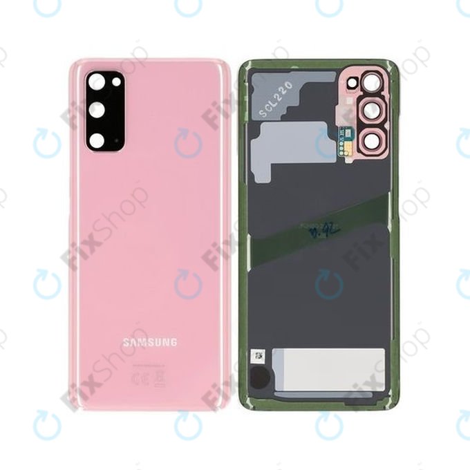 Samsung Galaxy S20 G980F - Akkudeckel (Cloud Pink) - GH82-22068C, GH82-21576C Genuine Service Pack