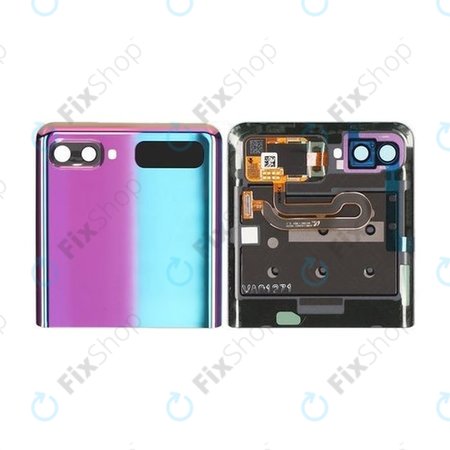 Samsung Galaxy Z Flip F700N - Akkudeckel (Obere) (Mirror Purple) - GH96-13380B Genuine Service Pack