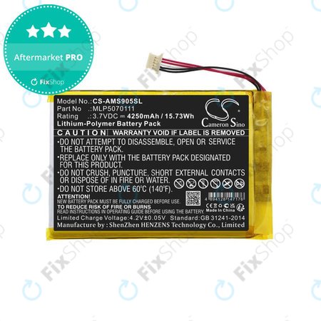 Akku batterie für Autel MaxiSys Mini, MaxiIM IM508, MS905, 4250mAh, Li-Pol, 3.7V, MLP5070111, HQ