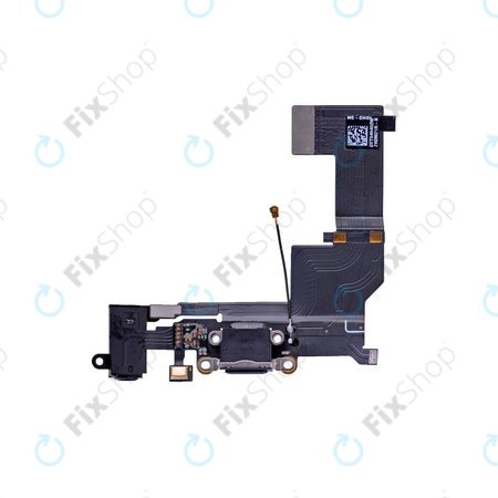 Apple iPhone SE - Ladestecker Ladebuchse + Flex Kabel (Black)