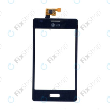 LG Optimus L5 E610 - Touchscreen front Glas (Schwarz) - EBD61345904 OEM