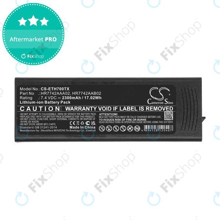 Akku batterie für EADS P3G, TPH700, 2300mAh, Li-Ion, 7.4V, HR7742AAA02, HQ