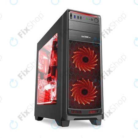 1stCool Gamer 1 - Full Tower + Lüfter (Set 3Stk.) - ML-GAMER1-ARGB Genuine Service Pack