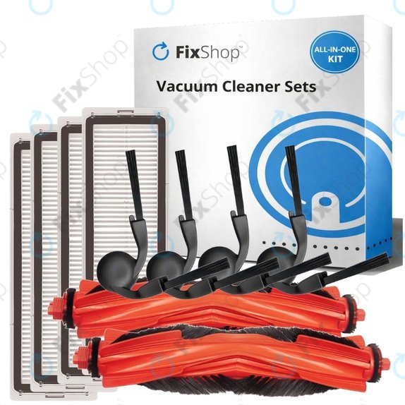 Ersatzteilset für Xiaomi Robot Vacuum S40 (2x Hauptbürste, 4x Filter, 4x Seitenbürste)