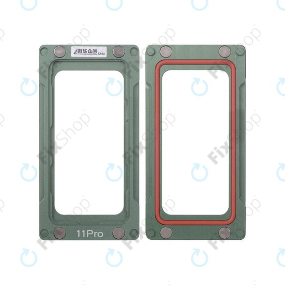 XHZC - Magnetische Druckhalte Form zum Laminieren für Apple iPhone 11 Pro