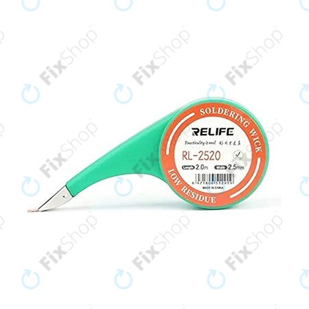 Relife RL-2520 - Leistungsstarker Lötdocht (2.5mm)