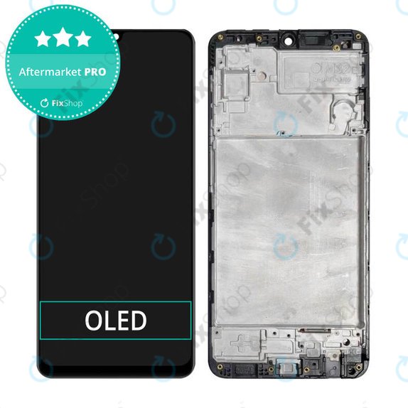 Samsung Galaxy M32 M325F - LCD Display + Touchscreen Front Glas + Rahmen OLED