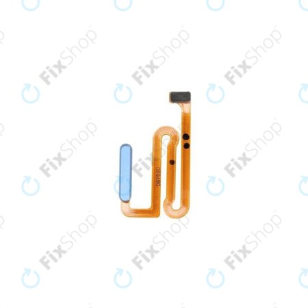 Samsung Galaxy M22 M225F - Fingerabdrucksensor + Flex Kabel (Light Blue) - GH96-14541C Genuine Service Pack