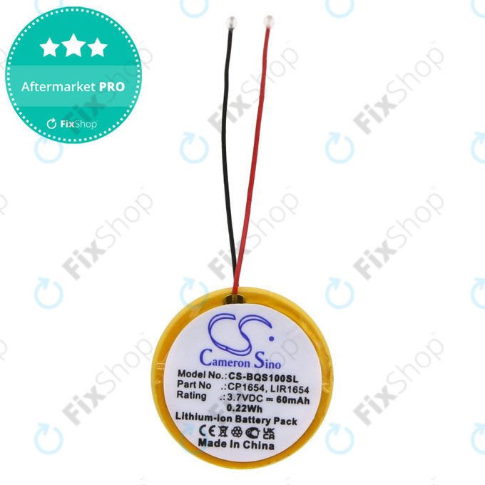 Batterie für Bose Soundsport Pulse, Wireless, 60mAh, Li-Ion, 3.7V, CP1654, HQ