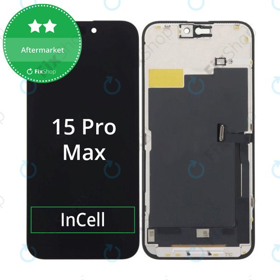 Apple iPhone 15 Pro Max - LCD Display + Touchscreen Front Glas + Rahmen InCell HD+