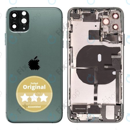 Apple iPhone 11 Pro Max – Backcover (Grau) Pulled