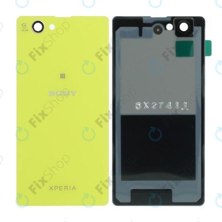 Sony Xperia Z1 Compact - Akkudeckel ohne NFC (Zitrone) - 1276-8475 OEM