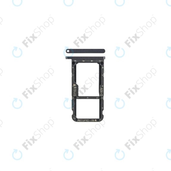 Huawei P20 Lite - SIM + SD Steckplatz Slot (Midnight Black) - 51661HKK Genuine Service Pack
