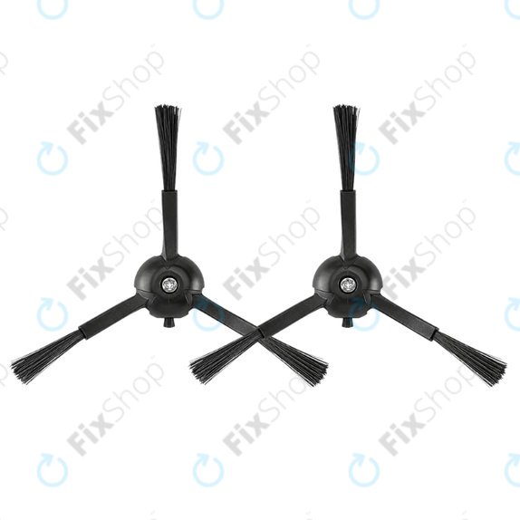 Seitenbürste, 2 Stk., Schwarz für Roborock Qrevo MaxV, Pro, Plus, S