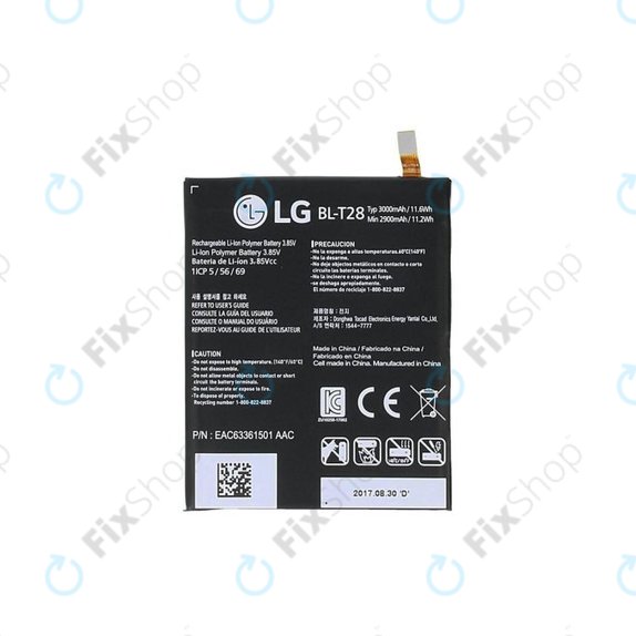 LG Q8 H970 - Akku Batterie BL-T28 3000 mAh - EAC63361501