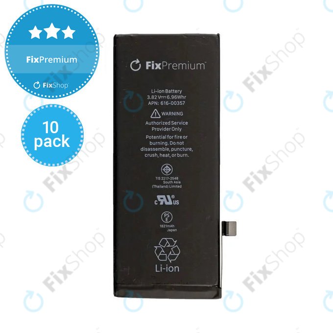 Apple iPhone 8 - Akku Batterie 1821mAh FixPremium (10 Pack)