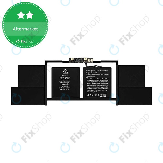 Apple MacBook Pro 15" A1707 (Late 2016 - Mid 2017) - Akku Batterie A1820 6667mAh