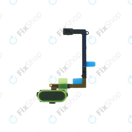 Samsung Galaxy S6 G920F - Home Buttons + Flex Kabel (Black Sapphire) - GH96-08166B Genuine Service Pack