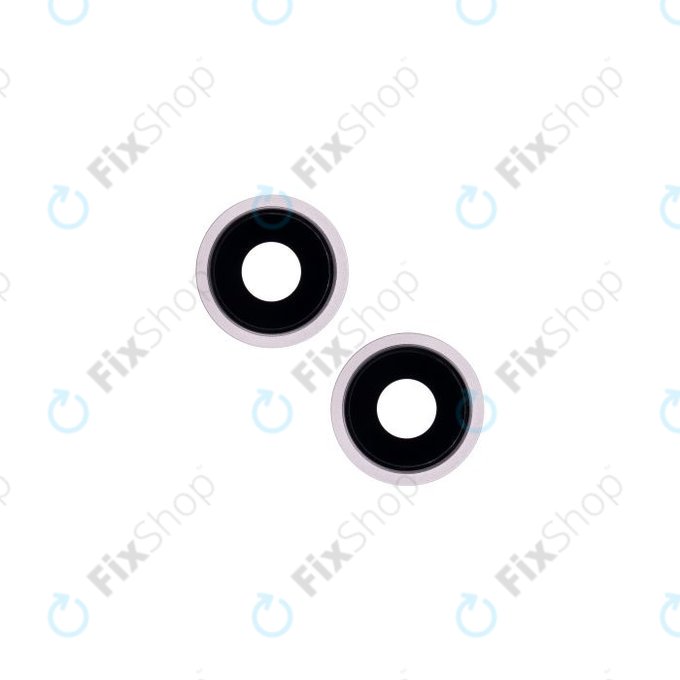 Apple iPhone 13, 13 Mini - Rückfahrkameraglas mit Rahmen (Pink)