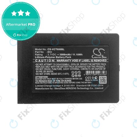 Batterie für Vectron Mobilepro 3, Vectron Mobilepro III, 3000mAh, Li-Pol, 3.7V, B60, HQ