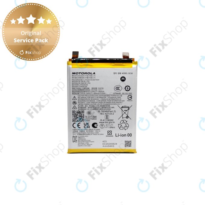 Motorola Edge 50 Ultra - Akku Batterie QV45 4500mAh - SB18D97987 Genuine Service Pack