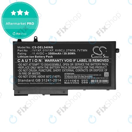 Akku batterie für Dell Latitude 5400, Inspiron 7591 2-in-1, 3500mAh, Li-Ion, 11.4V, XV8CJ, HQ