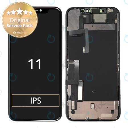 Apple iPhone 11 - LCD Display + Touchscreen Front Glas + Rahmen - 661-15932 Genuine Service Pack
