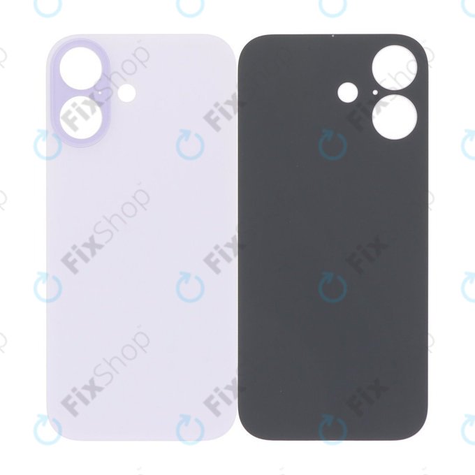 Apple iPhone 17 - Backcover Glas Vergrössertes Ringloch für die Kamera (Lavender)