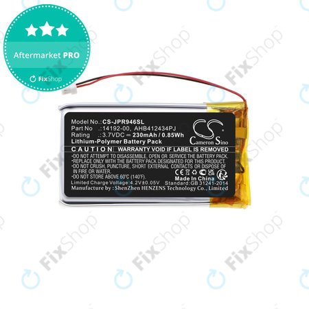 Batterie für Jabra Pro 9400, 9450, 9460, 9465, 9470, 230mAh, Li-Pol, 3.7V, 14192-00, HQ