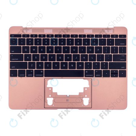 Apple MacBook 12" A1534 (Early 2015 - Mid 2017) - Oberer Rahmen Tastatur + Tastatur US (Rose Gold)