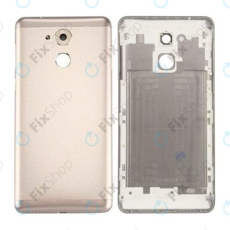 Huawei Nova Smart, Enjoy 6s, Honor 6c - Akkudeckel + Kameraglas (Gold)