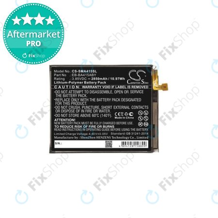 Samsung Galaxy A41 A415F - Akku Batterie EB-BA415ABY 2850mAh HQ