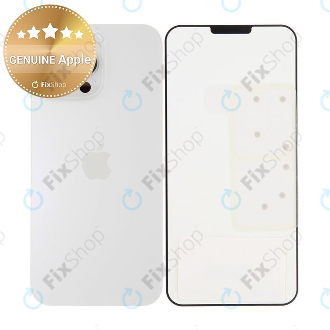 Backcover Glas für iPhone 16 Pro Max | White Titanium | 661-44959 | Genuine Apple