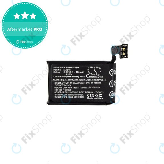 Apple Watch 3 38mm - Akku Batterie A1848 (GPS + Cellular Version) 270mAh HQ