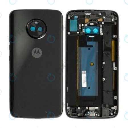 Motorola Moto X4 XT1900 - Akkudeckel (Super Black) - 5S58C09155 Genuine Service Pack