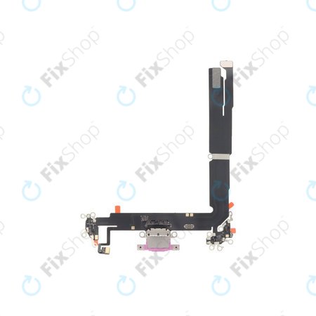 Apple iPhone 16 Plus - Ladestecker Ladebuchse + Flex Kabel (Pink)