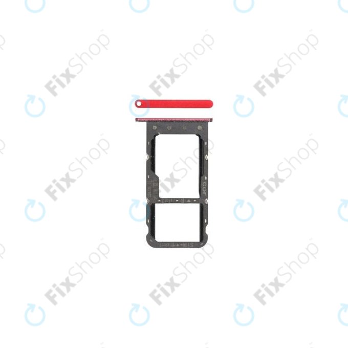 Huawei Honor Play - SIM Steckplatz Slot (Red) - 51661KAE Genuine Service Pack