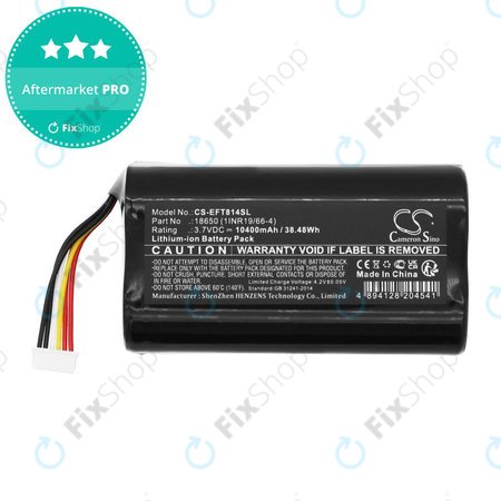 Akku batterie für Eufy Cam 2 Pro, T8140r, 10400mAh, Li-Ion, 3.7V, 18650 (1INR19/66-4), HQ